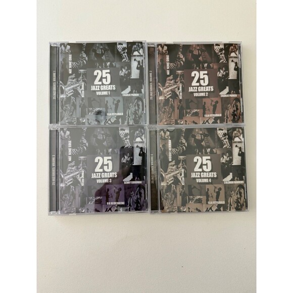 100 Jazz Greats Volume 1 2 3 4 Time Music 4 CD Set EX - Picture 4 of 6